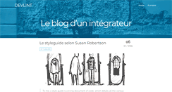 Desktop Screenshot of devlint.fr